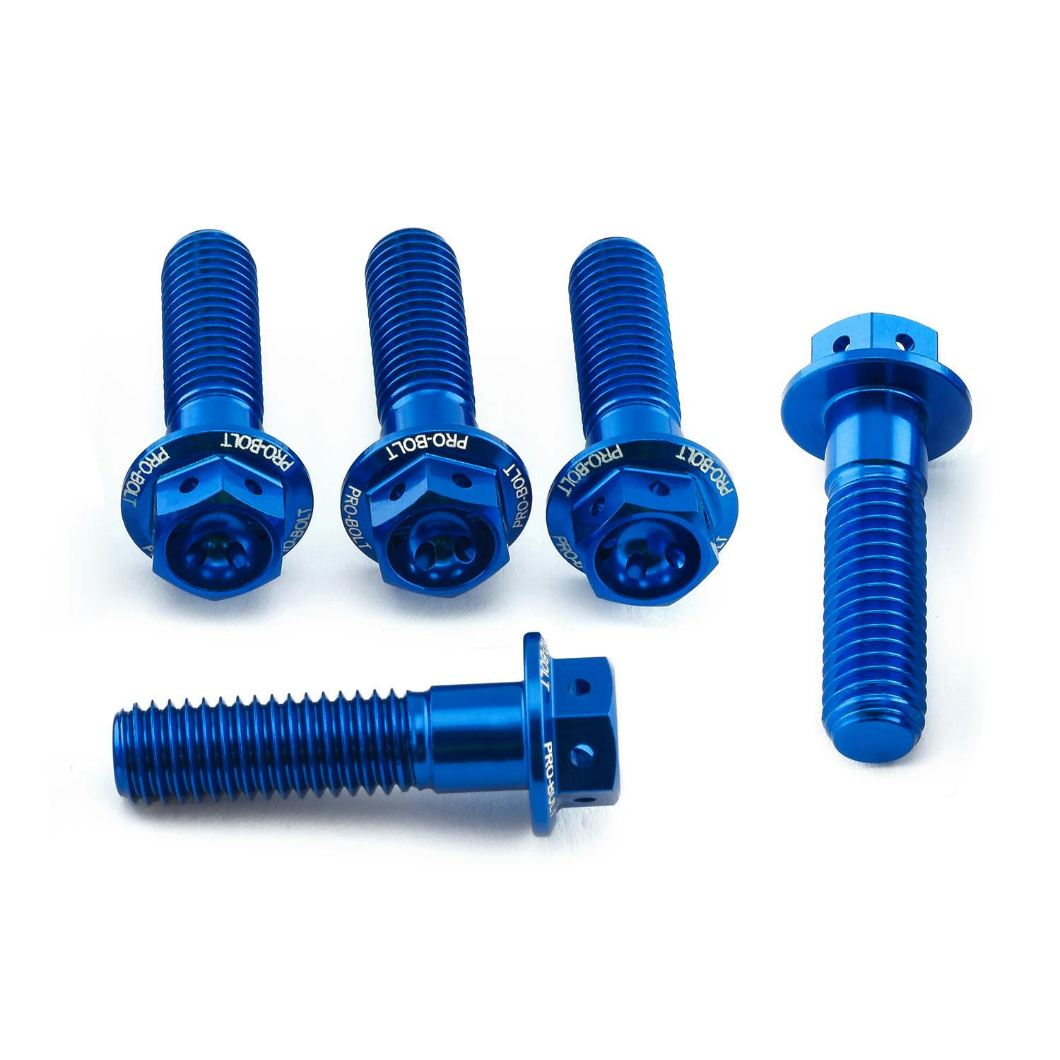 アルミニウム フランジヘックスヘッドボルト M8 x (1.25mm) x 30mm