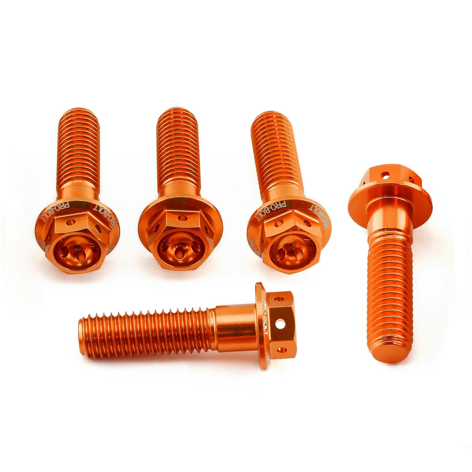 アルミニウム フランジヘックスヘッドボルト M8 x (1.25mm) x 30mm