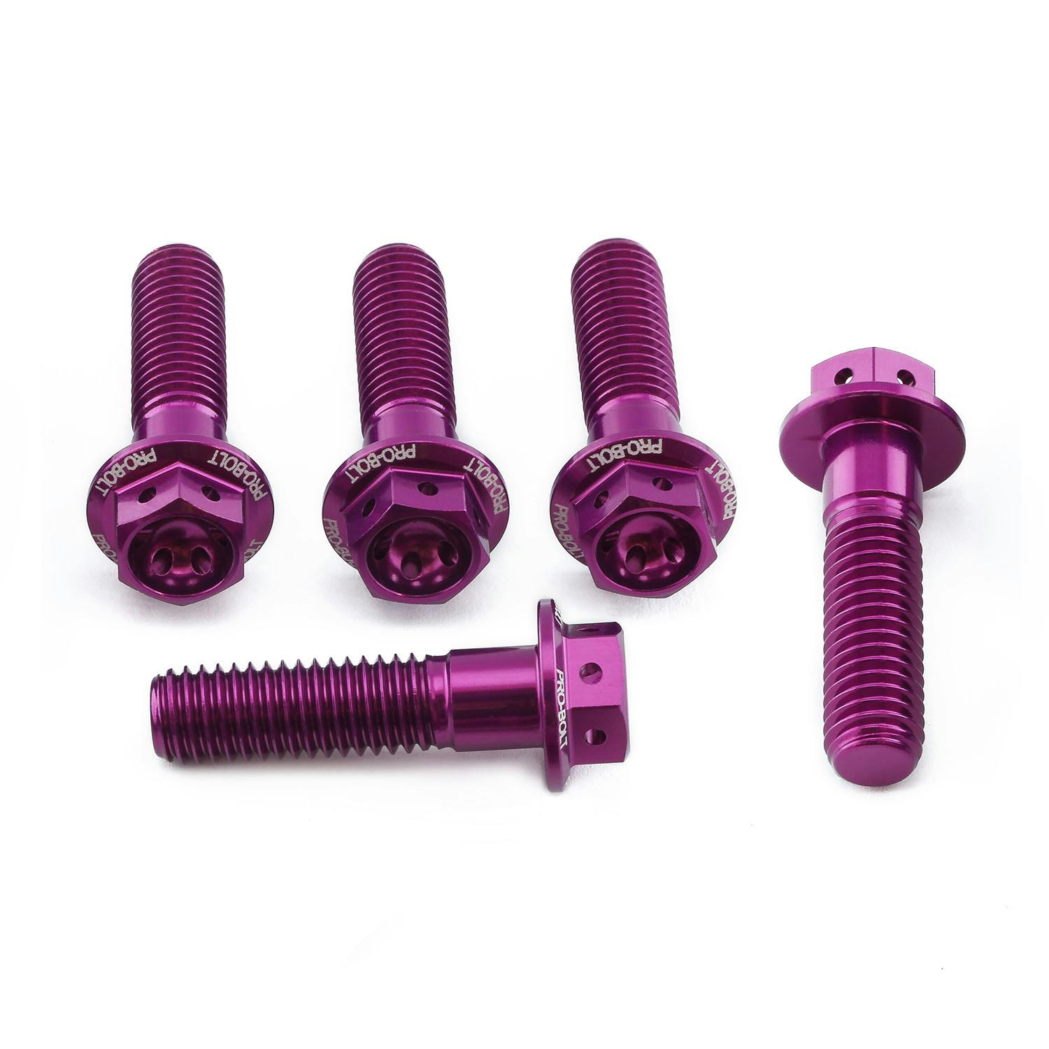 アルミニウム フランジヘックスヘッドボルト M8 x (1.25mm) x 30mm