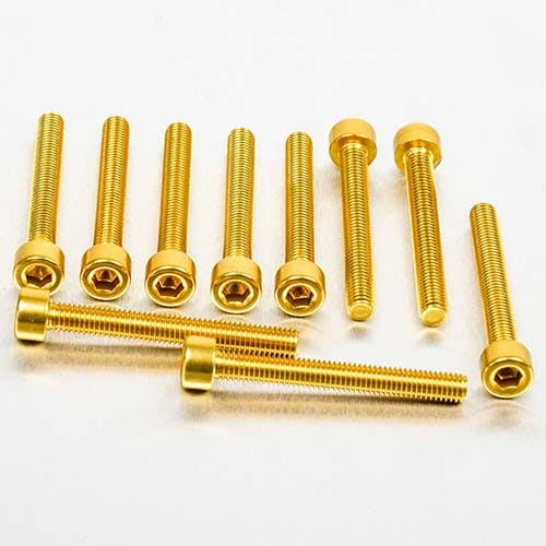 アルミニウム ソケットキャップボルト M5x(0.80mm) 長さ 40mm 10個入り