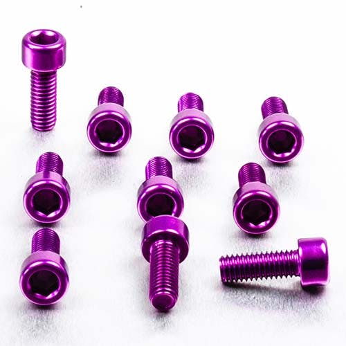 アルミニウム ソケットキャップボルト M6x(1.00mm) 長さ 16mm 10個入り