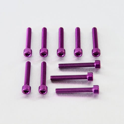 アルミニウム ソケットキャップボルト M6x(1.00mm) 長さ 40mm 10個入り PB640-10P (CDC)【別送品】