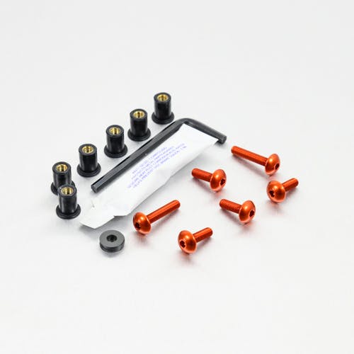 アルミ スクリーンボルト キット カワサキ ZZR1100 C-D 90-02 SK6001O