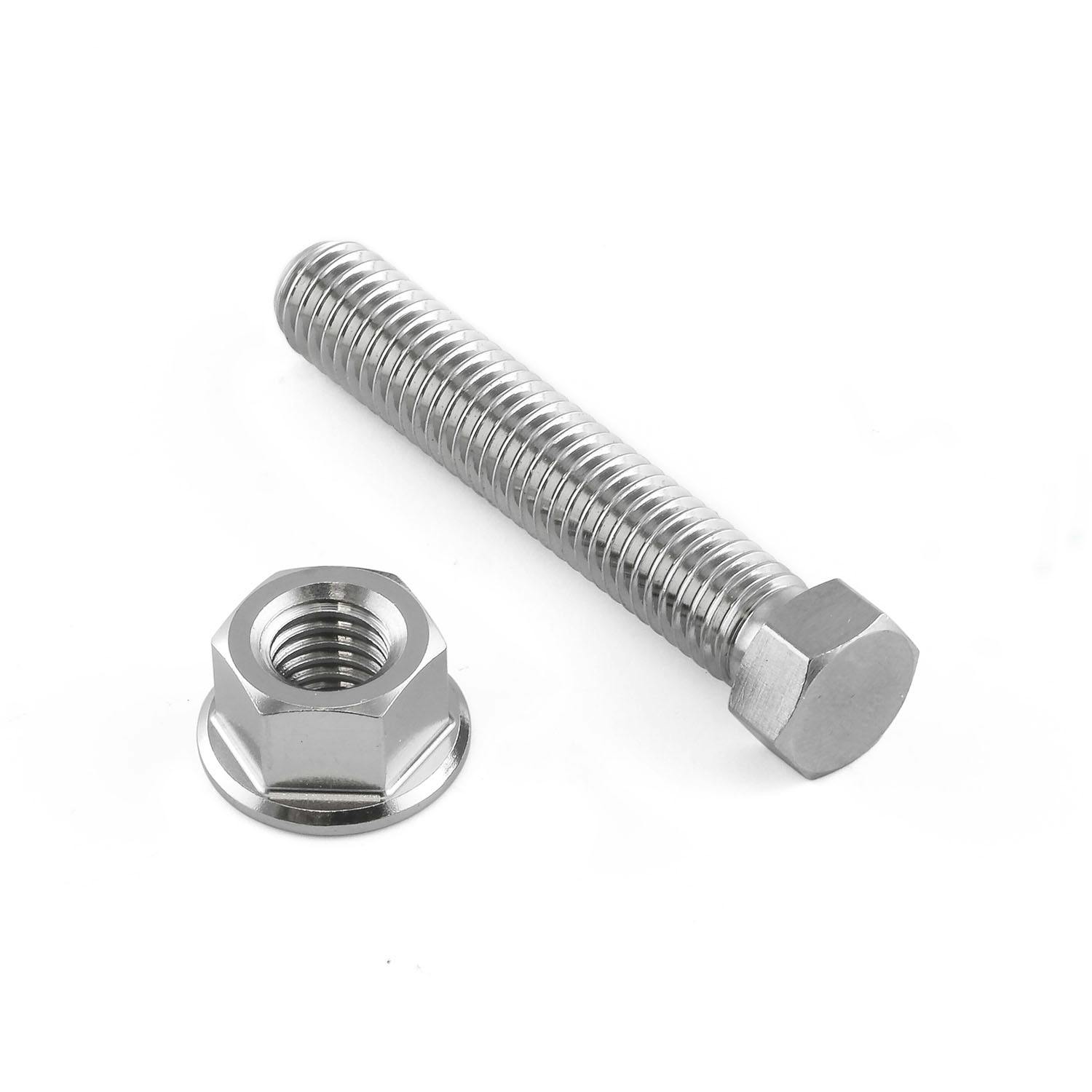 ステンレス アクスルアジャストメントボルト M8 x 45mm セット ボルトx1 ナットx1 SSAXLE845BN (CDC)【別送品】