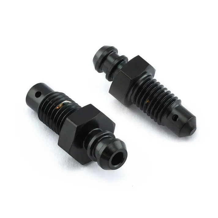 ステンレス ブリードニップル 浅いシート M7 x (1.00mm) 2個パック クラッチ SSBN7KAW-2Z3BK (CDC)【別送品】