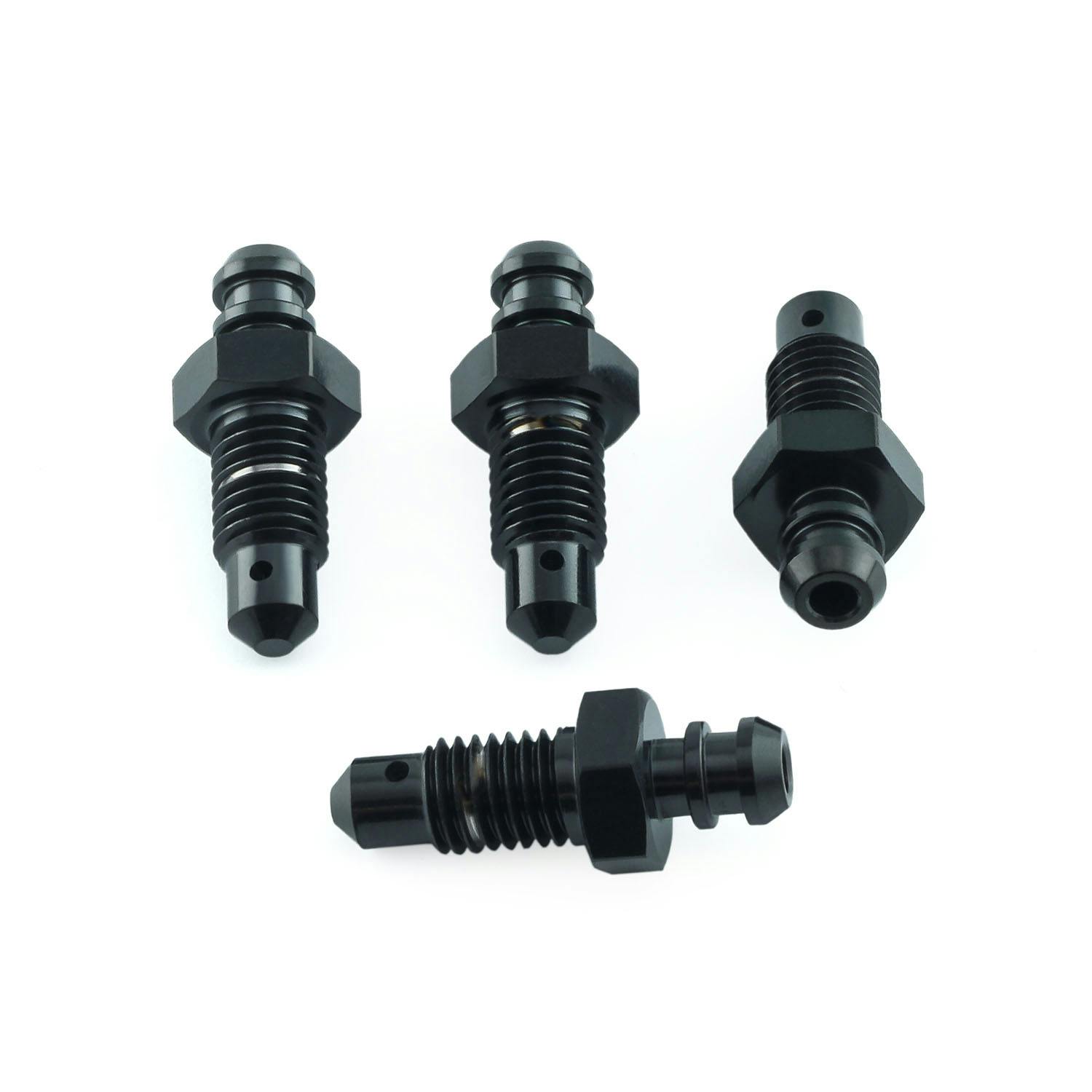 ステンレス ブリードニップル 浅いシート M7 x (1.00mm) 4個パック