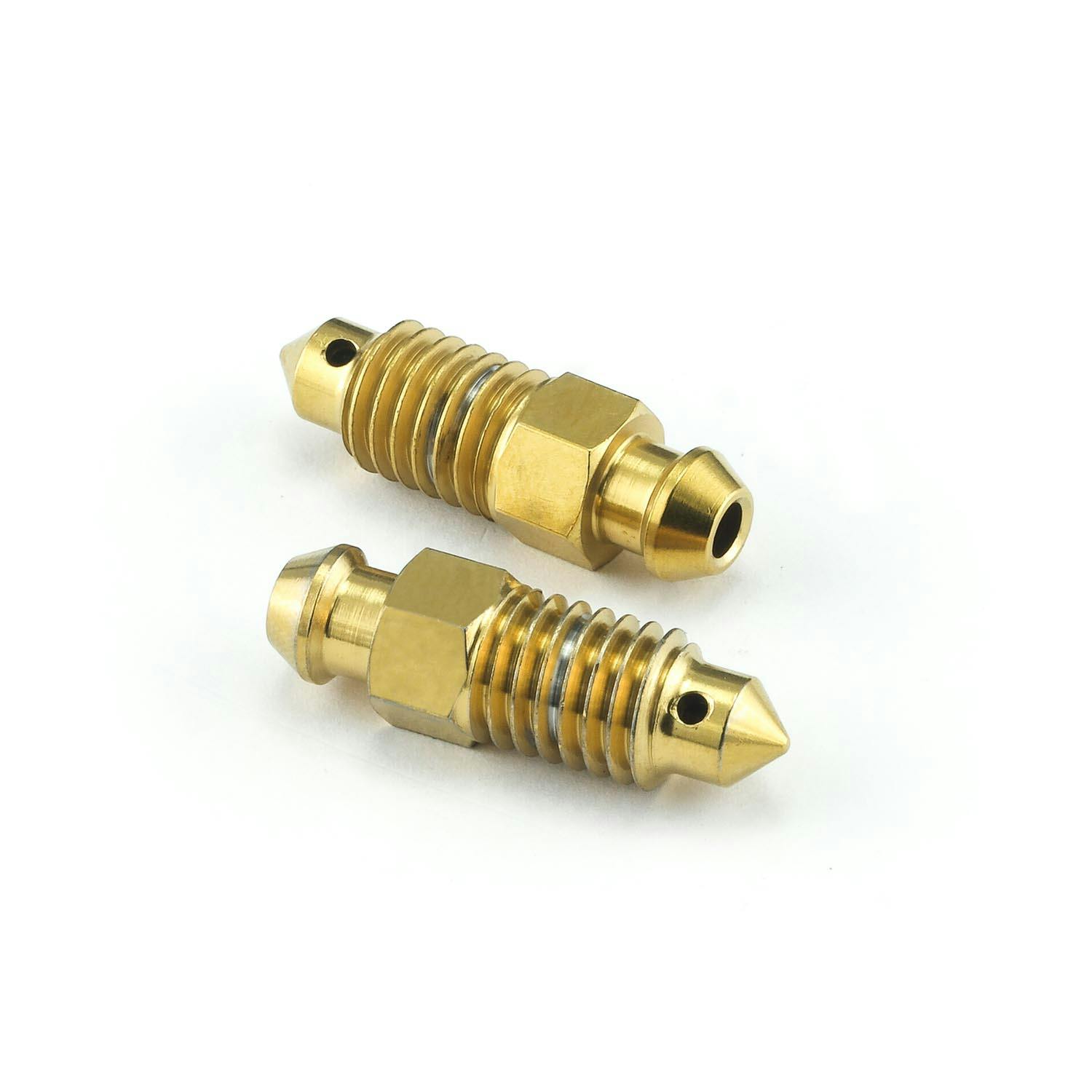 ステンレス ブリードニップル M8 x (1.25mm) 2個パック フロントキャリパー SSBN8-2Z1G (CDC)【別送品】