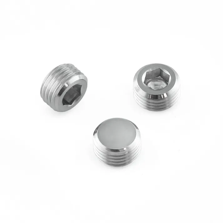 ステンレス キャリパーピン ブランクプラグ 六角レンチドライブ 3個セット フロントキャリパー SSPINGRUB-3Z1 (CDC)【別送品】