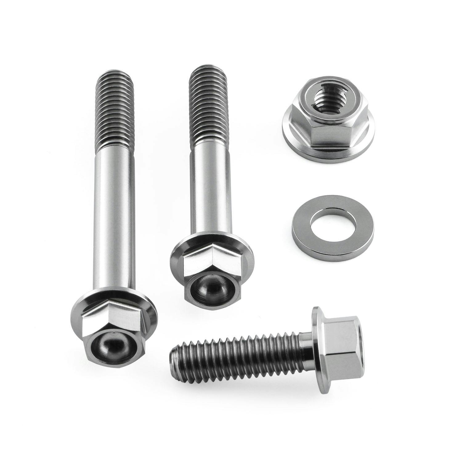 チタン チェーンガード + Rail Husqvarna FE 350 フランジヘックス