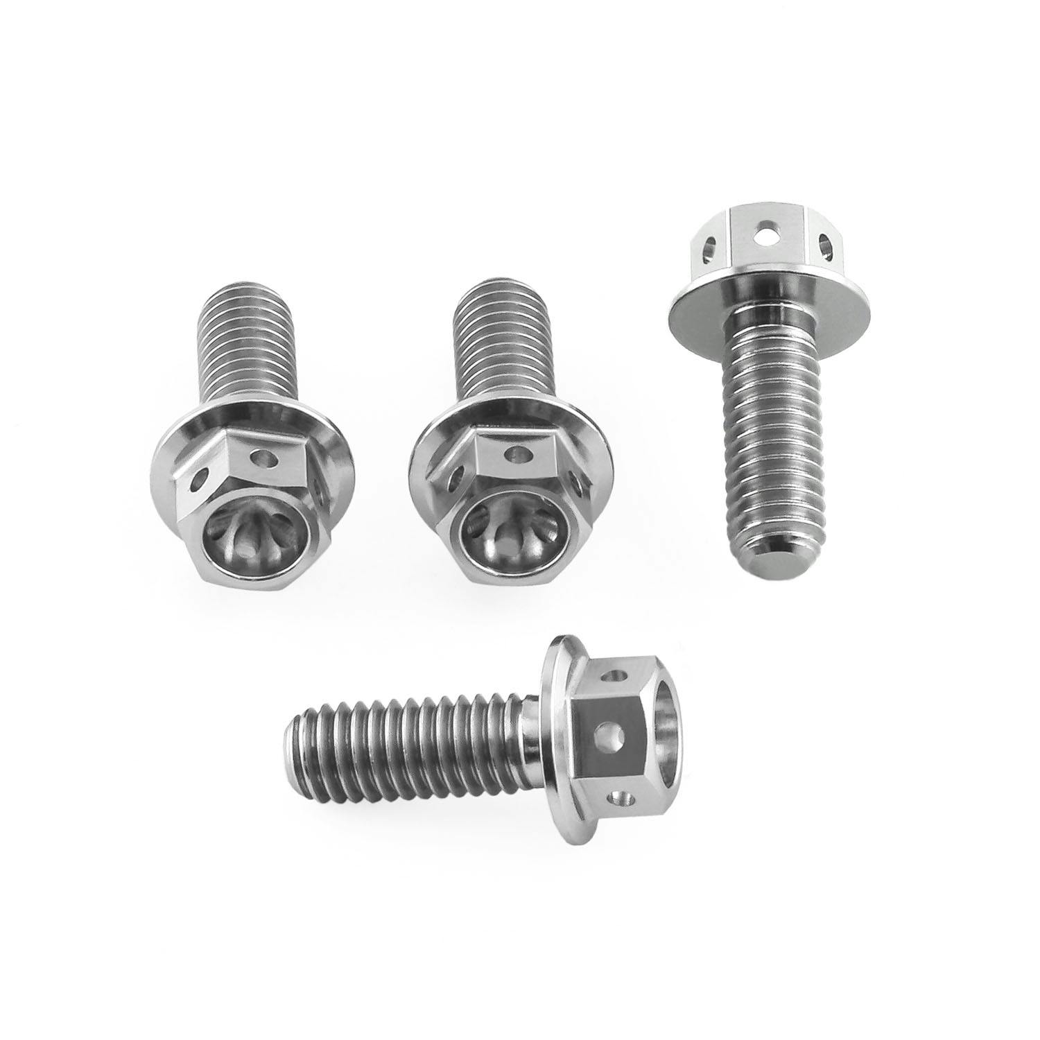 チタン ディスクボルト M6x16mm レーススペック 4個パック リア