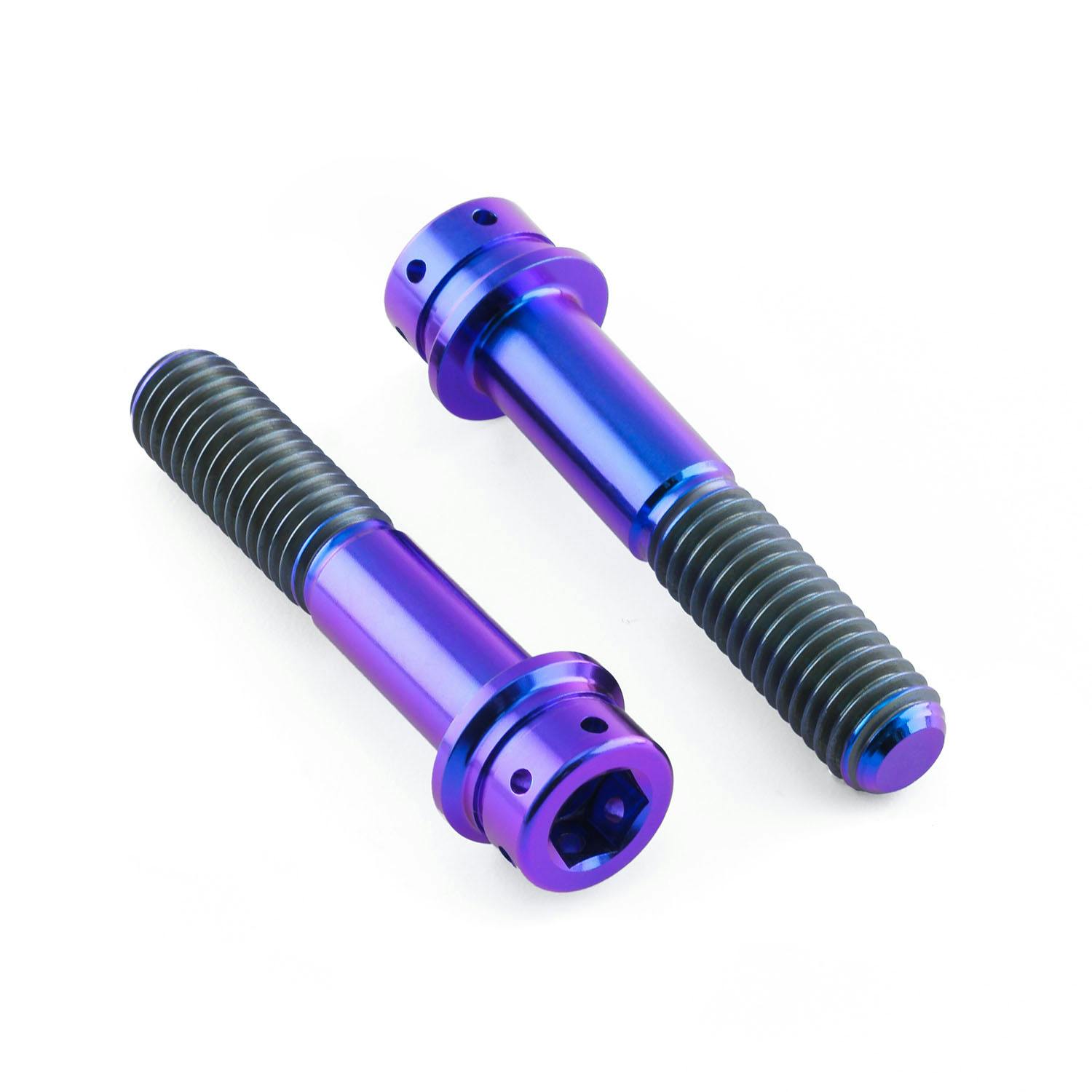 チタン フロント ブレーキキャリパーマウントボルトキット フランジ