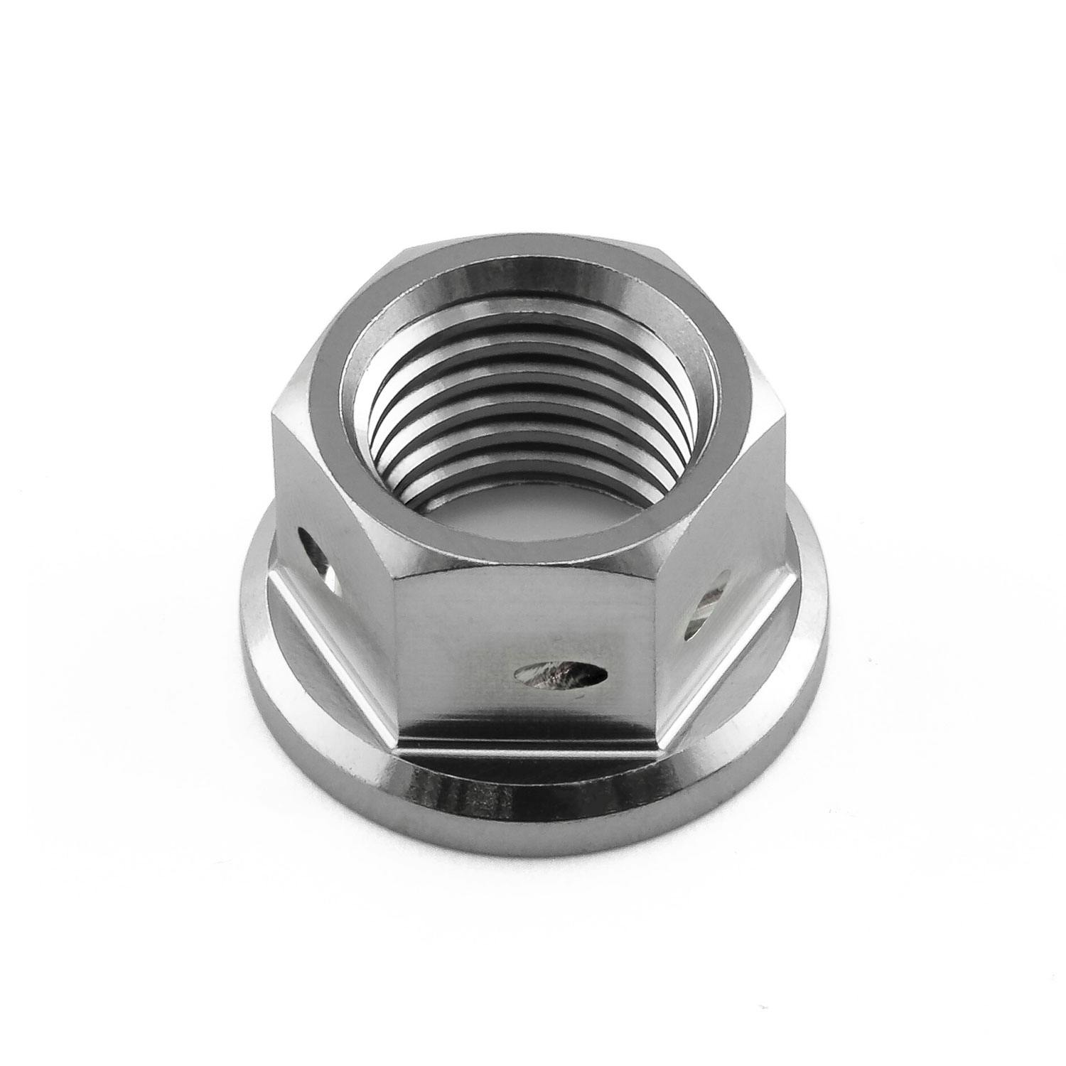 チタン スプロケットナット M12x(1.50mm) ワイヤーロック穴あり TISPN12CD (CDC)【別送品】
