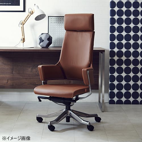 Agency オフィスチェア デルフィ キャメル デルフィー ハイバック