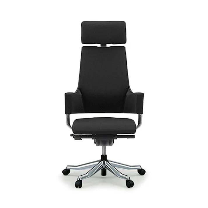 Agency オフィスチェア デルフィ ブラック デルフィー ハイバック ゲーミングチェア 布張り 仕事 チェア MERRYFAIR オフィス家具 事務所 椅子 137101 デスクチェア アームチェア 書斎椅子【別送品】