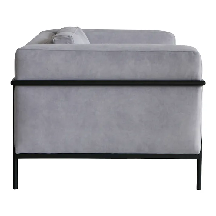 COMFORM ソファー ボトックス CLOUD-81 ライトグレー 3人掛け おしゃれ ソファ 三人掛け 北欧 モダン ファブリック グレー 布 ボトックス CRASH クラッシュ (開梱)357459 スチール脚ソファー ルンバ対応ソファー フェザー【別送品】