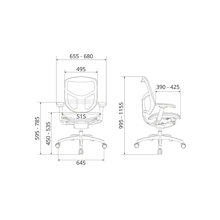 Ergohuman オフィスチェア エルゴ2 ブラック おしゃれ 疲れにくい リモート 在宅 EJ2-LAM エンジョイ2ロータイプ 389607 メッシュチェア デスクチェア 書斎椅子【別送品】