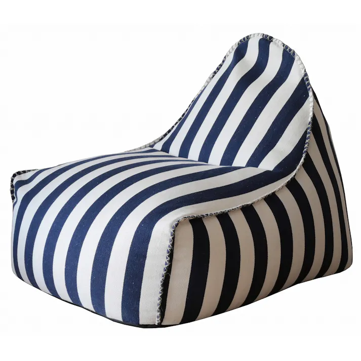 nora. ビーズクッション ブッバアンジー stripe ストライプ 特大 単品 背もたれ 大きい 大きめ ソファー 一人掛け 1人掛け おしゃれ 北欧 布 ファブリック ブッバ 242853 運びやすい リラックス 座りやすい【別送品】