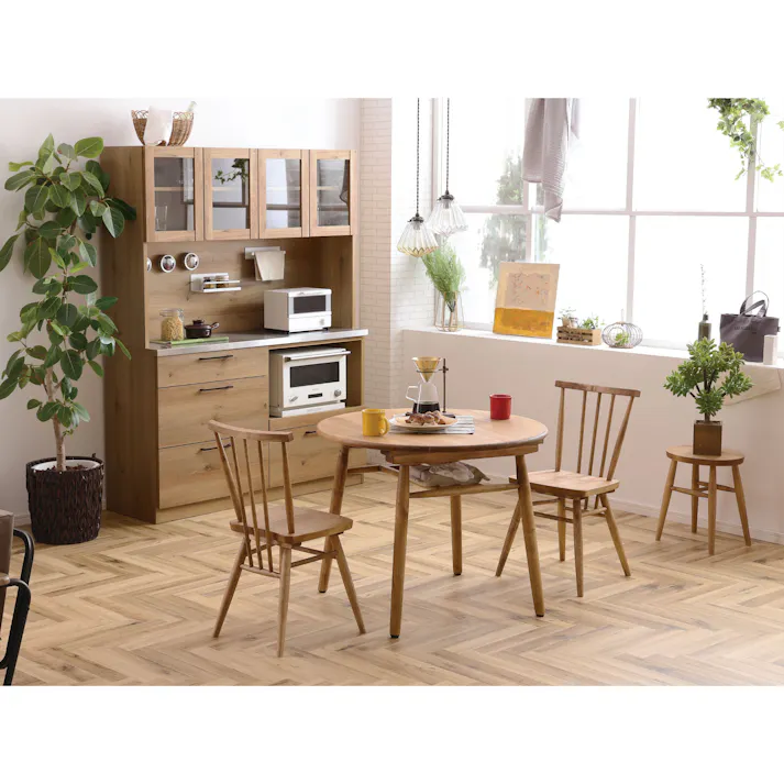 nora. ダイニングテーブル ロジー マル ナチュラル 2人用 二人用 単品 おしゃれ 北欧 丸テーブル ダイニング テーブル 木製 天然木 無垢 木製 90 ロジー 333557 食卓テーブル 机 食卓机【別送品】