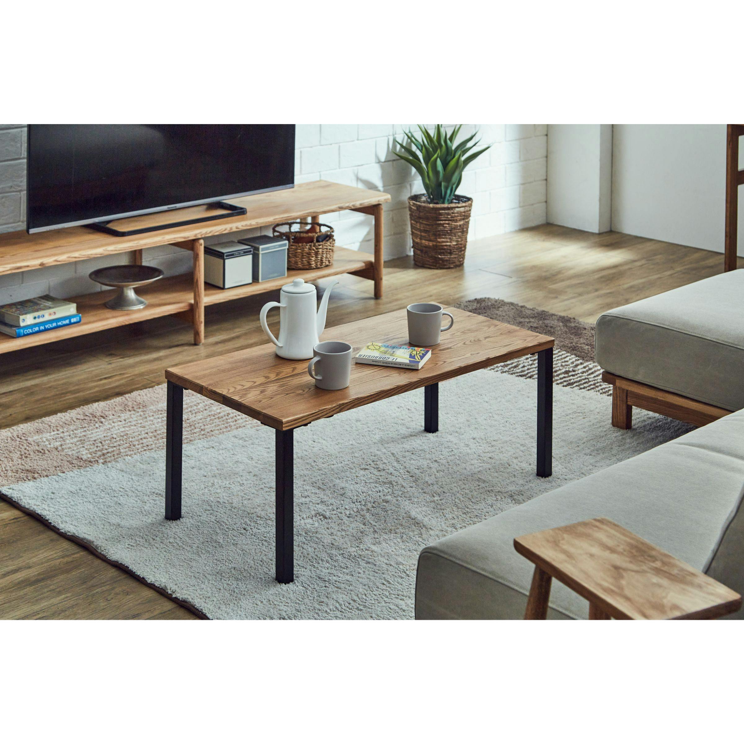 関家具 nora. 大川家具 センターテーブル ベラ ナチュラル 幅