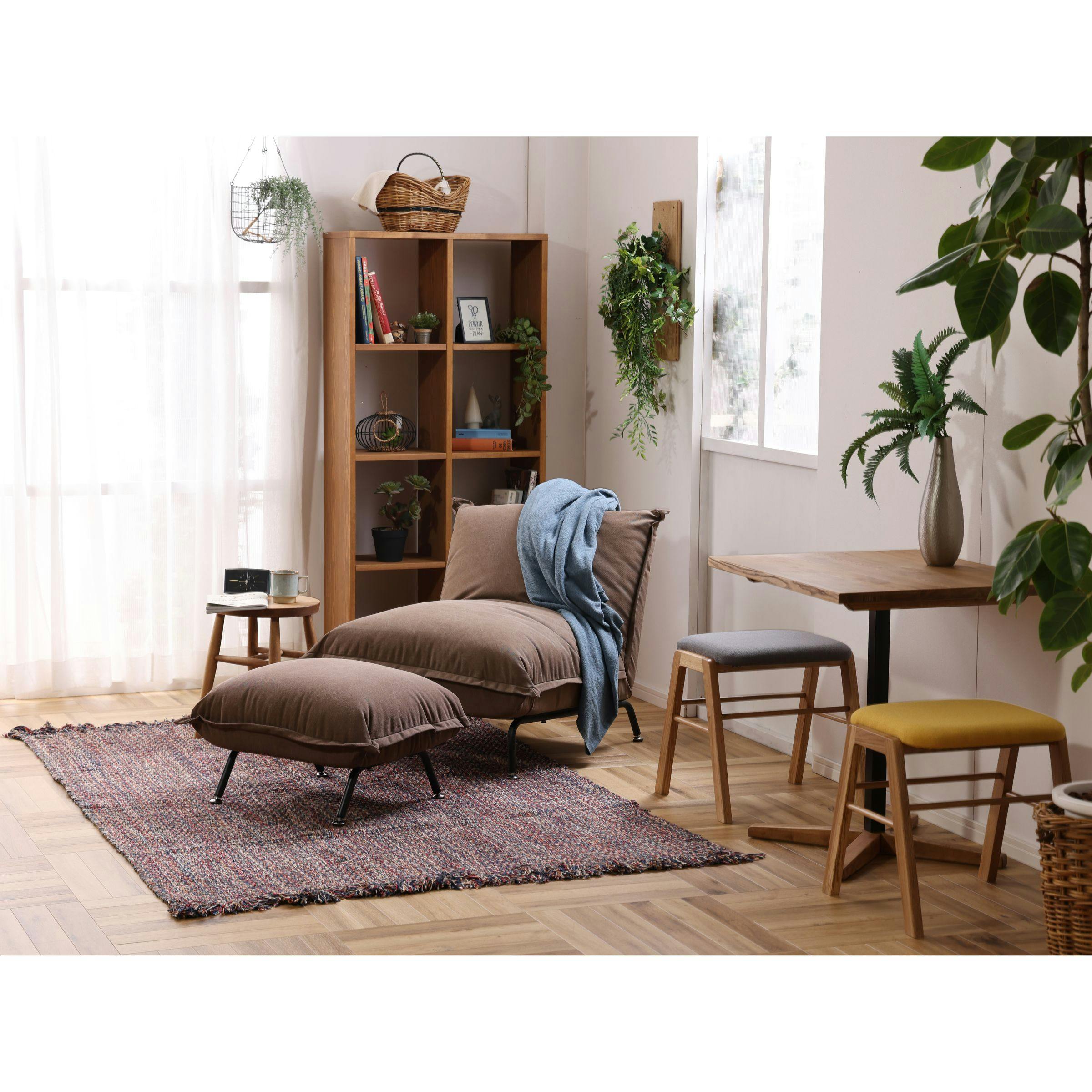 関家具 nora. 大川家具 スツール マンジー ブラウン おしゃれ 関家具 nora. 大川家具 スツール マンジー ブラウン おしゃれ