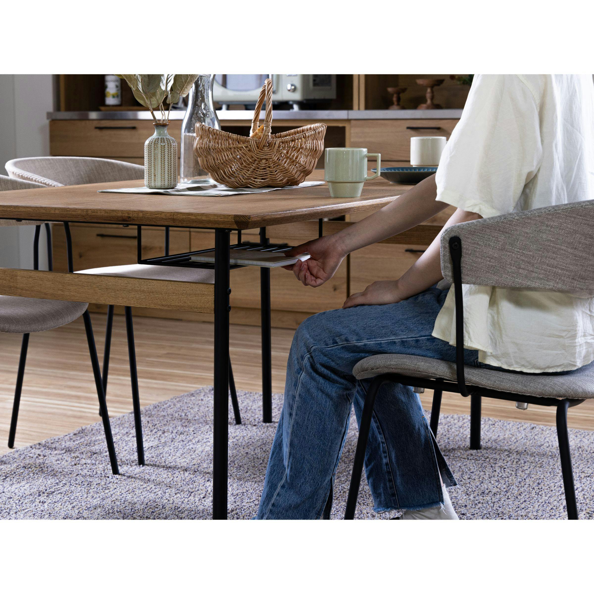 nora. DT用 イロロ ナチュラル イロロ ラック NA/iron ダイニング