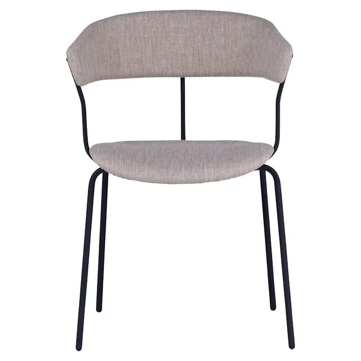 関家具 nora. 大川家具 ダイニングチェア コタリ ベージュ 布張り ファブリック チェア 椅子 いす 392823 (配送方法:軒下渡し) 4550139928233【別送品】