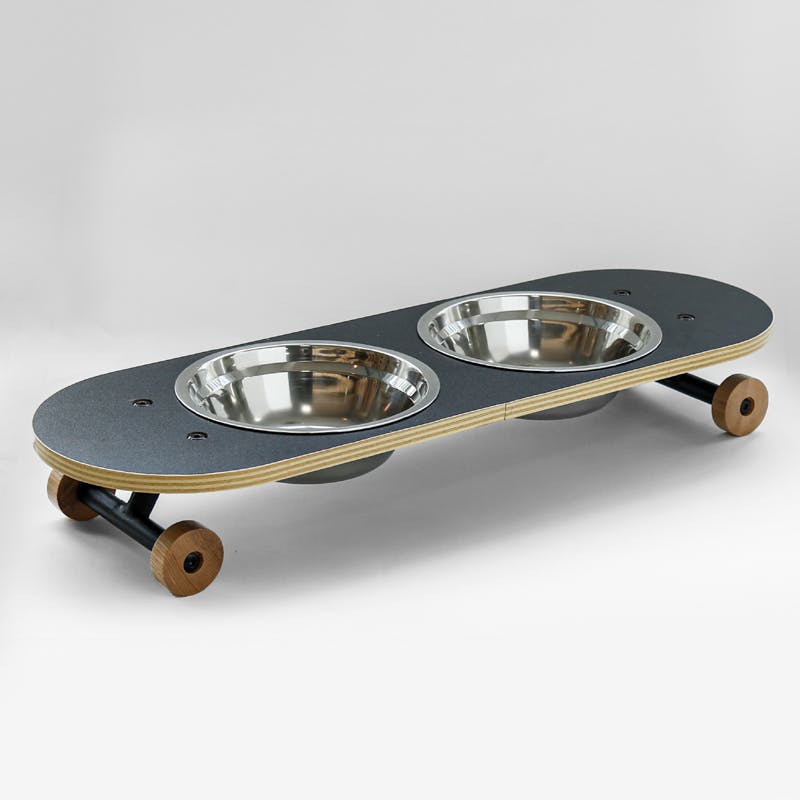 関家具 PETTO 大川家具 ペット用エサ皿 スケートプレート ブラック(BK) SK8 PLATE BK 大◆ ペット用品 352915 (配送方法:軒下渡し ペット食器 関家具 PETTO 大川家具 ペット用エサ皿 スケートプレート ブラック(BK) SK8 PLATE BK 大◆ ペット用品 352915 (配送方法:軒下渡し ペット食器