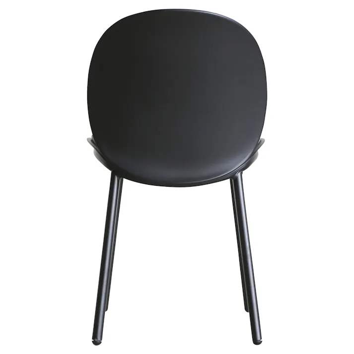 yuu ダイニングチェア ピップ ブラック 2脚セット チェア おしゃれ 椅子 背もたれ 肘無し チェアー ダイニングチェアー イス モダン ピップ CRASH クラッシュ 378130 スタイリッシュ シック シンプル【別送品】