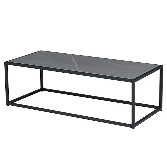 to meet センターテーブル カチラ グレー おしゃれ サイドテーブル 幅110cm リビングテーブル ウォールナット オーク セラミック 木 ナチュラル カチラ 378167 ローテーブル リビング机 机【別送品】