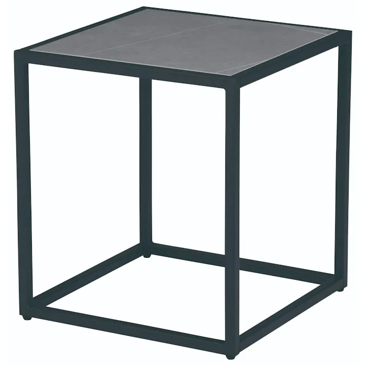 to meet サイドテーブル スナッフ グレー 幅45cm ナイトテーブル ウォールナット オーク セラミック 木 おしゃれ ナチュラル スナッフ 378171 スチール脚 スタイリッシュ かっこいい【別送品】