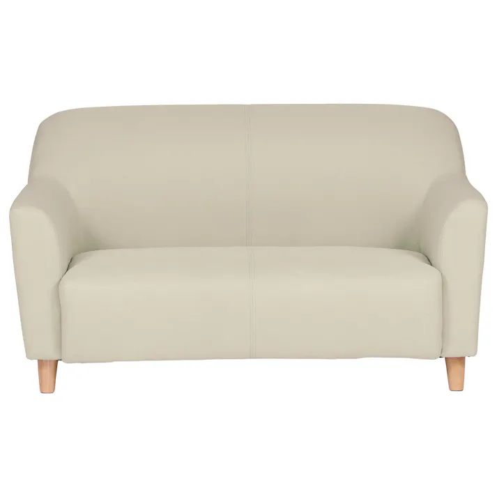 to meet ソファー ズーム3 アイボリー 2人掛け おしゃれ コンパクト ソファ 二人掛け 北欧 布 ファブリック 丸 デザイン ズーム 365129 カラフル 小さめ かわいい【別送品】