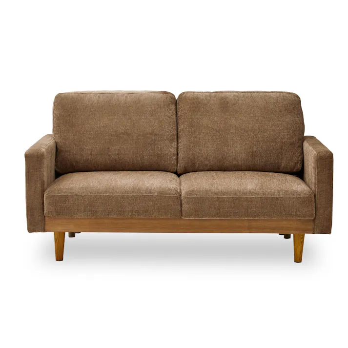 to meet ソファー シュリンプ ベージュ 2人掛け ソファ 二人掛け 布 木製 北欧 脚 二人用 2人用 椅子 カジュアル 布張り sofa ファブリック シュリンプ 301446 ルンバ対応 おしゃれ 座り心地 4550139014462【別送品】