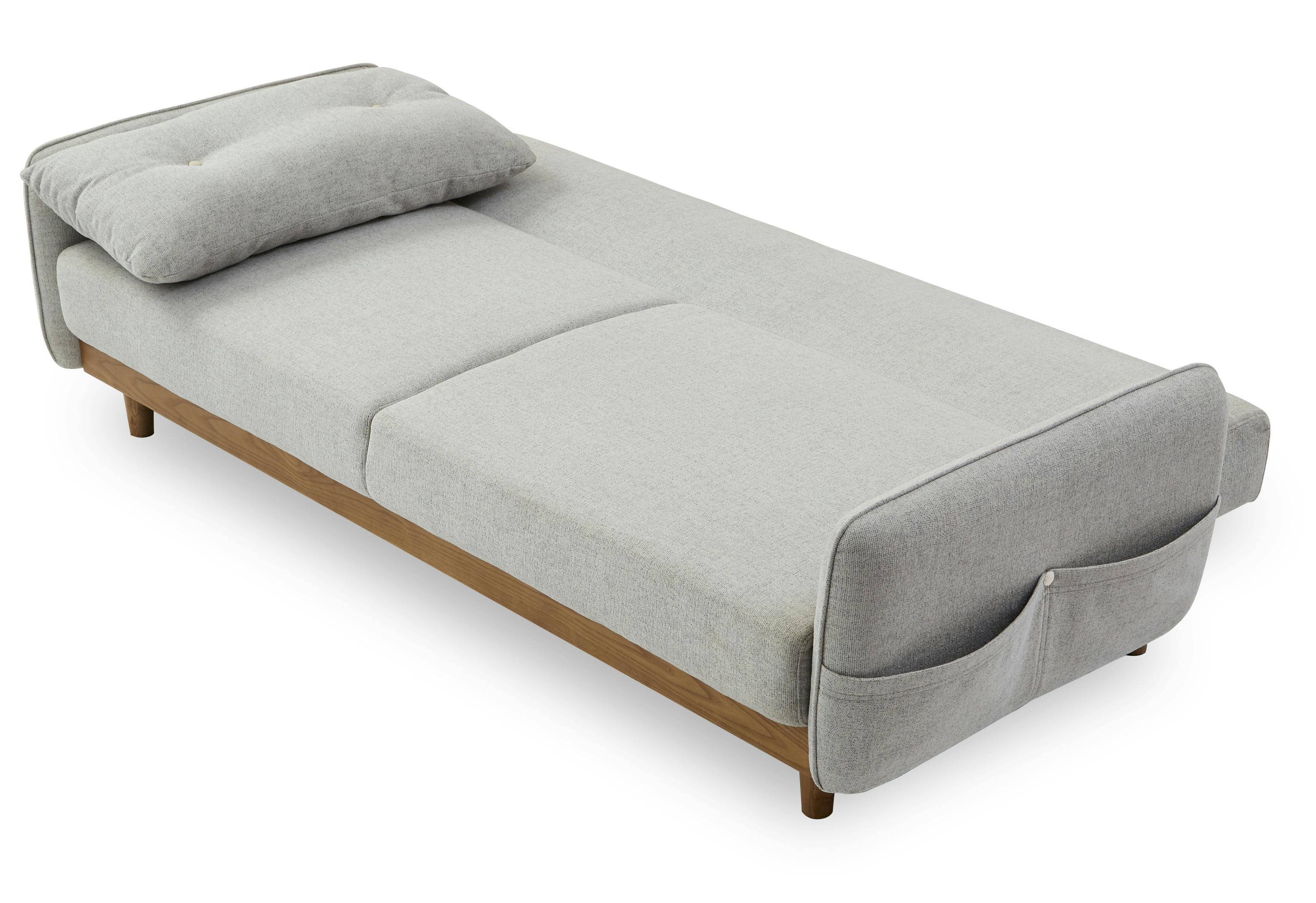 to meet ソファーベッド ノイン ライトグレー 3人掛け ソファベッド 三