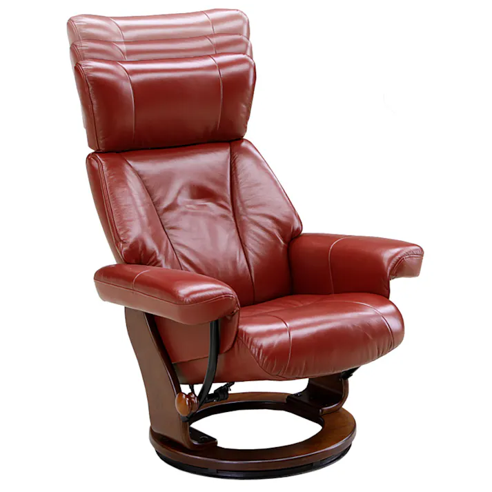 to meet リクライニングチェア アニータ ルビーレッド 一人用 オットマン パーソナルチェア リクライニング 北欧 ソファー 1人掛け 収納付き アニータ 157264 回転 本革 おしゃれ【別送品】