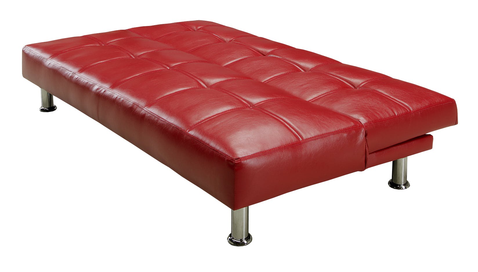 赤い2人掛けソファ ベッドに変形可能 to meet ソファー ネロ2 レッド 2人掛け ソファ 二人掛け