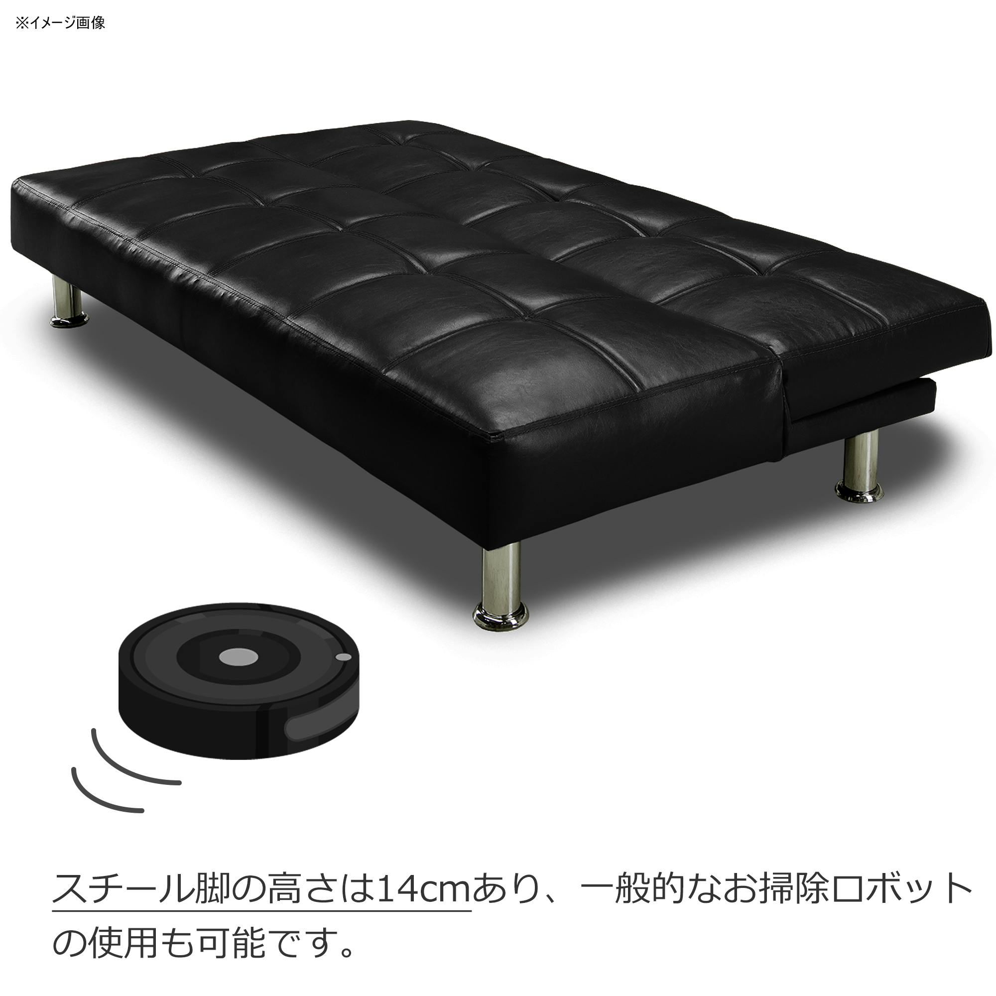 関家具 to meet 大川家具 ソファベッド ネロ2 ブラック 2人掛け 関家具 to meet 大川家具 ソファベッド ネロ2 ブラック 2人掛け
