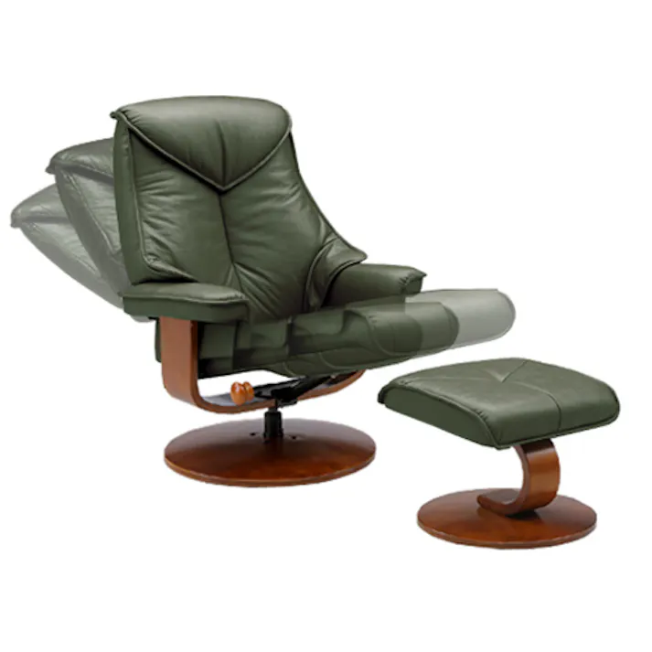 to meet ソファ レジーナ ダークグリーン ソファー 1人掛け 一人掛け 椅子 リクライニングチェア 手動 パーソナルチェア 本革 リクライナー モダン おしゃれ レジーナ 74605 1人用 高級感 回転【別送品】