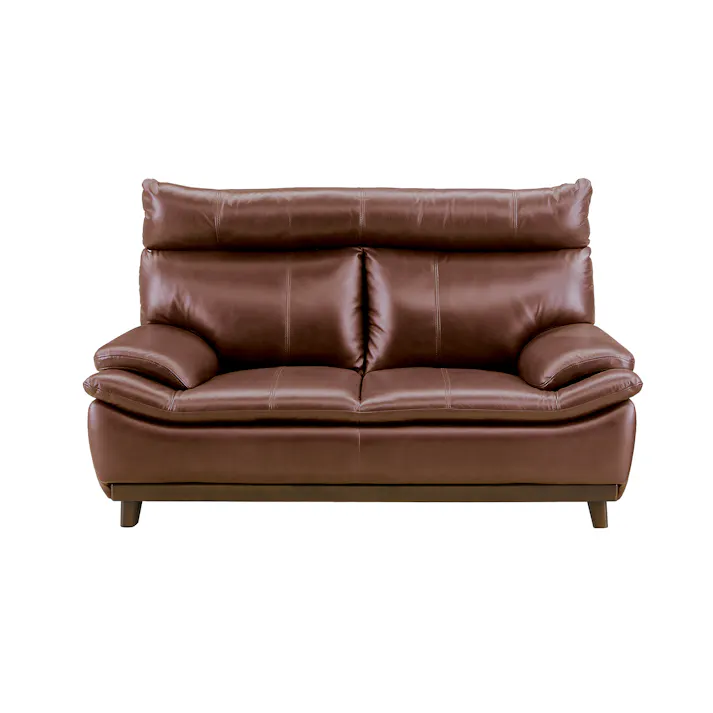 to meet ソファー ミラージュ3 ブラウン 2人掛け おしゃれ ソファ 二人掛け ハイバック コンパクト 二人用 2人用 シンプル ブラウン ブラック 革 レザー ミラージュ 218905 高級感 カラバリ 高め【別送品】