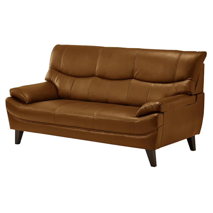 to meet ソファー ハミルトン キャメル ソファ 3人掛け 三人掛け 革張り 3人用 高級 本革 厚革 半皮 モダン ハイバック レザー ハイバック おしゃれ ハミルトン 250865 高級感 背高 木脚【別送品】