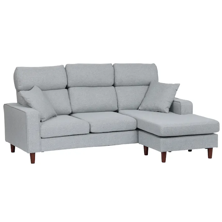 to meet カウチ ルピア4 ホワイト ルピア(4) WH(布) ソファ393463 組み換え自由 クッション付き ルンバ対応【別送品】