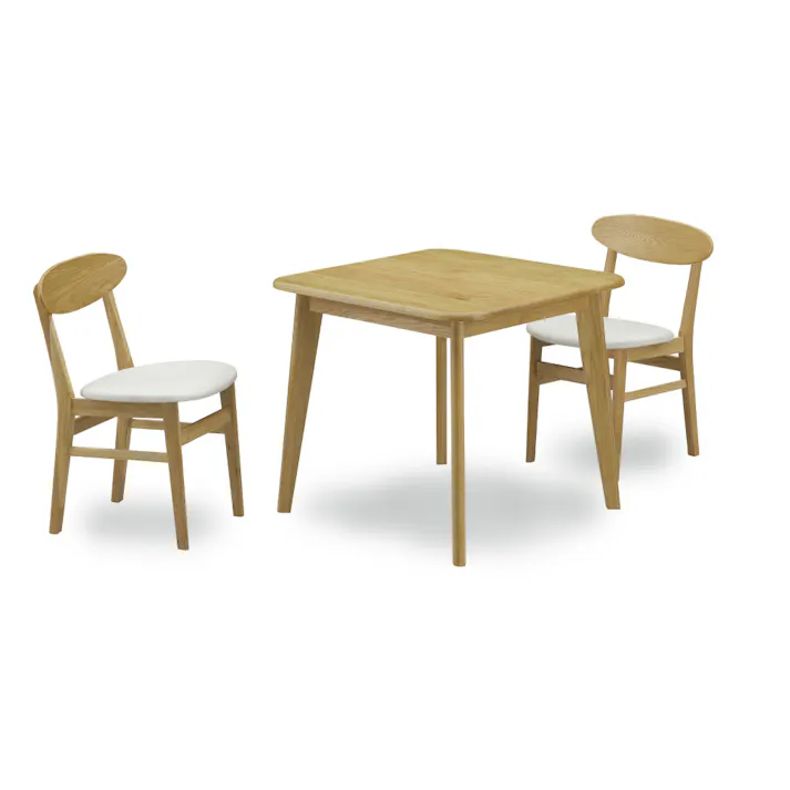 to meet D3点セット バレーナ オークナチュラル バレーナ OAK 201093 ダイニングテーブル ダイニングセット 食卓【別送品】