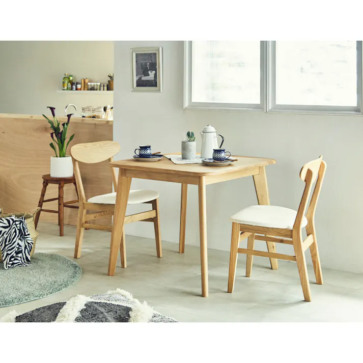 to meet D3点セット バレーナ オークナチュラル バレーナ OAK 201093 ダイニングテーブル ダイニングセット 食卓【別送品】