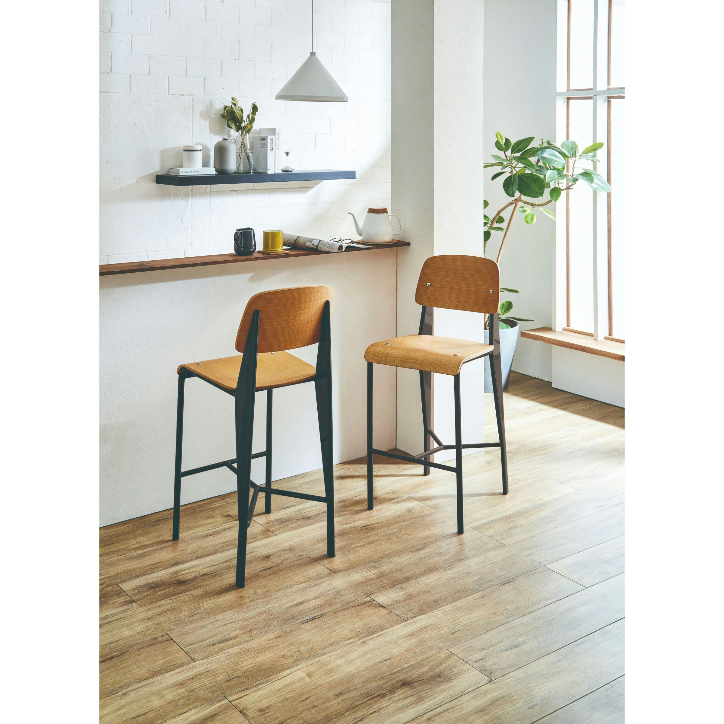 to meet ハイチェア トーラス ブラック トーラス フレームBK/座面NA