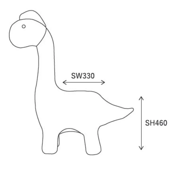 to meet ぬいぐるみ スプーンミーダイナソー グレー スツール アニマル 布地 ハンドメイド コットン編み 恐竜 シカ ゾウ サイ 誕生日 プレゼント スプーンミー 332580 かわいい カラフル おしゃれ【別送品】