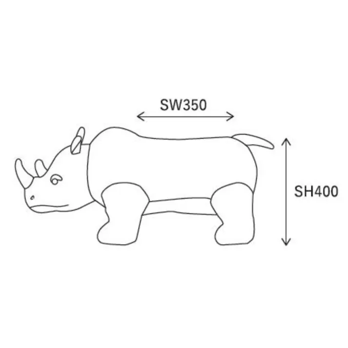 to meet ぬいぐるみ スプーンミーサイ イエロー スツール アニマル 布地 ハンドメイド コットン編み サイ 誕生日 プレゼント スプーンミー 332585 かわいい カラフル おしゃれ【別送品】