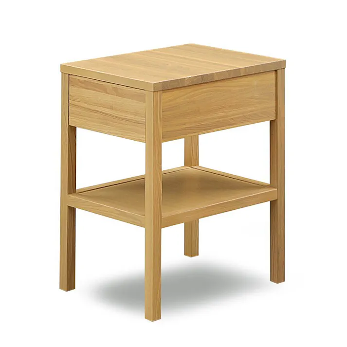 sleeping ナイトチェスト カスト タモナチュラル タモ材チェスト 収納家具 寝室 153359 コンパクト おしゃれ 大容量【別送品】