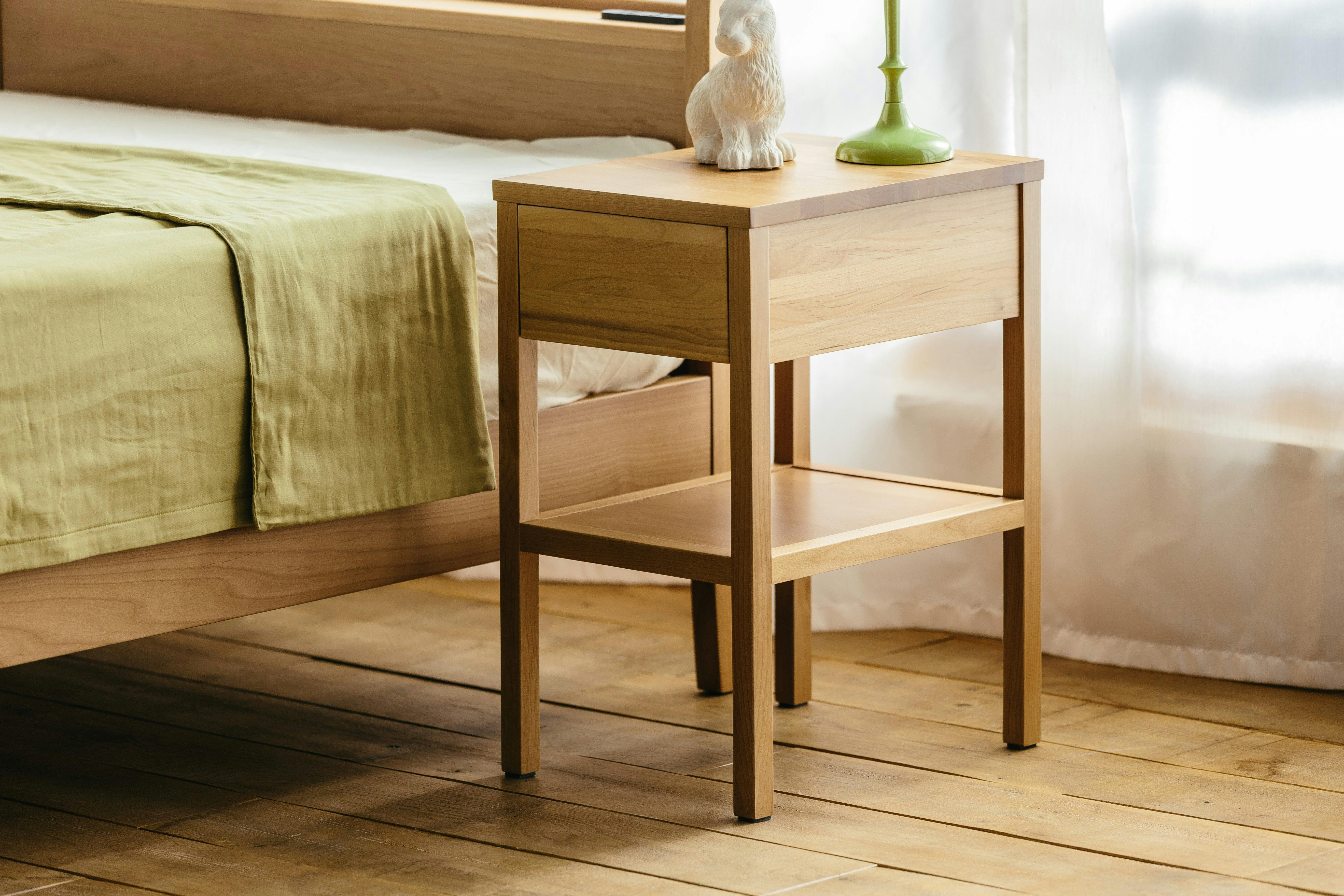 sleeping ナイトチェスト カスト タモナチュラル タモ材チェスト 収納