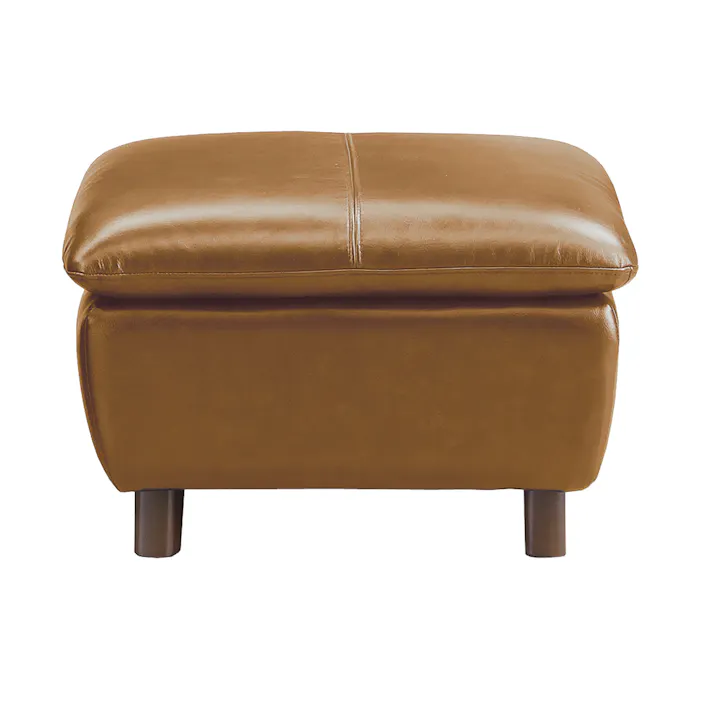 to Meet ソファ ミラージュ3 ライトブラウン スツール 本革 牛革 合皮 リビング 椅子 242184 高級感 レザーソファ 革ソファ【別送品】