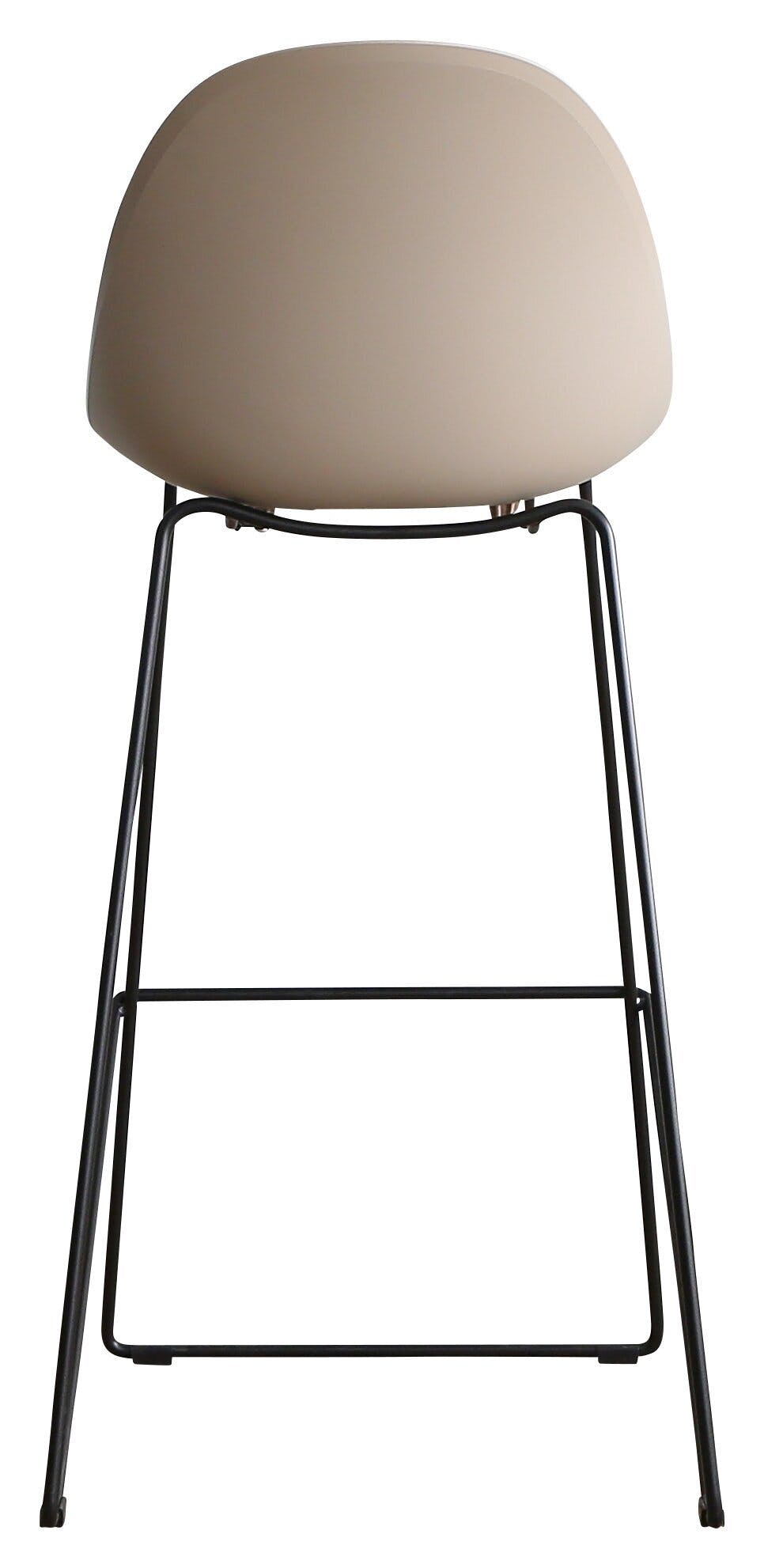 yuu(CRASH ユー) カウンターチェア エッグ ベージュ 樹脂素材 スチール