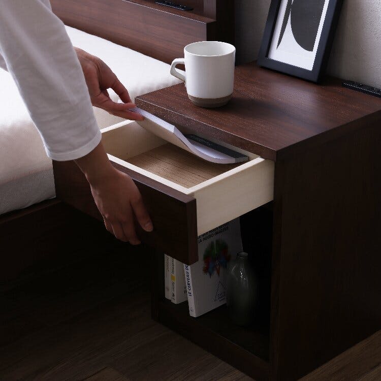 えぞインテリア 敏音知シリーズ サイドテーブル ナイドテーブル